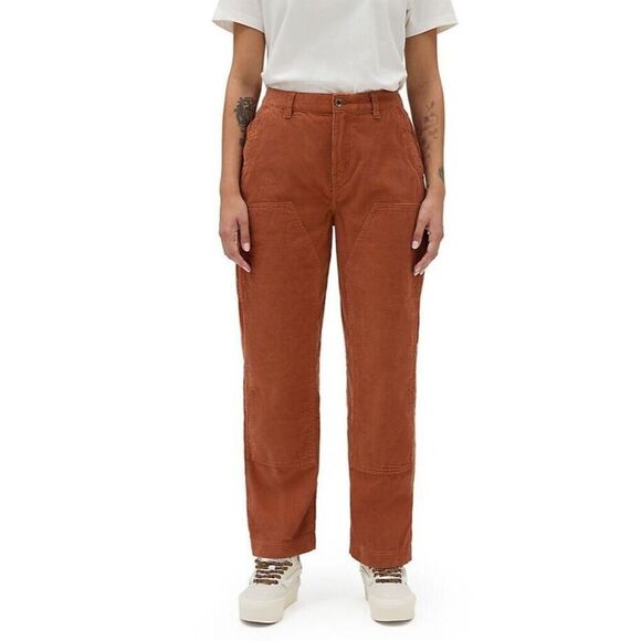 Vans 000F79 Women's Sz 26 Mocha Bisque High Road Groundwork Corduroy Pants - Picture 10 of 12